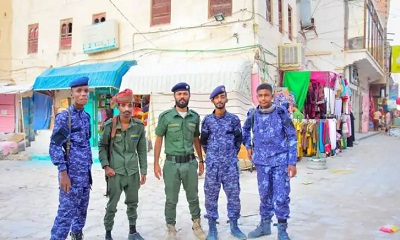 الوحدات الأمنية تواصل جهودها في مدينة سيئون وبقية المديريات خلال اواخر شهر مضان لتنظيم الحركة المرورية والأمنية