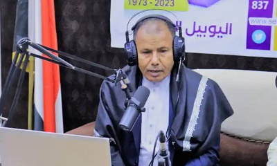 عبر أثير إذاعة سيئون الوكيل العامري يوضح جهود السلطات المحلية في عدد من الملفات الخدمية ويبشر المواطنيين بإعتماد مشروع إعادة تاهيل شارع الجزائر بمدينة سيئون