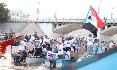 الحملة الشعبية لشكر دولة الإمارات تنظم كرنفال بحري بخور المكلا بمناسبة الذكرى السابعة لتحرير ساحل حضرموت