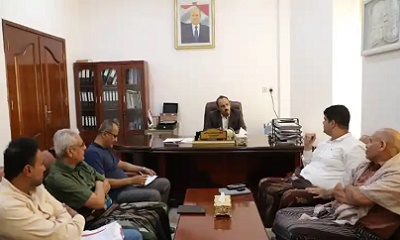 لقاءٌ برئاسة محافظ حضرموت يبحث الترتيبات لاستئناف العمل بمشاريع الطرق عقب عيد الفطر المبارك