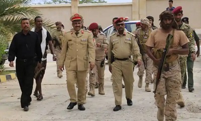 قائد المنطقة العسكرية الثانية يزور إدارة أمن مديرية الريدة وقصيعر