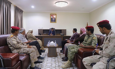 اللواء الركن البحسني يرأس اجتماعًا باللجنة الأمنية بمحافظة حضرموت
