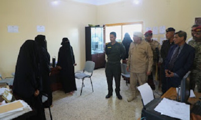 اللواء الركن البحسني يطلع على مستوى جاهزية إدارة مكافحة المخدرات بساحل حضرموت