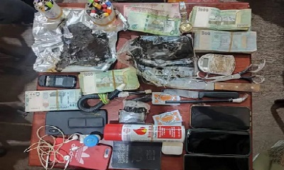 فريق مكافحة المخدرات يضبط كيلوجرام حشيش بالمكلا