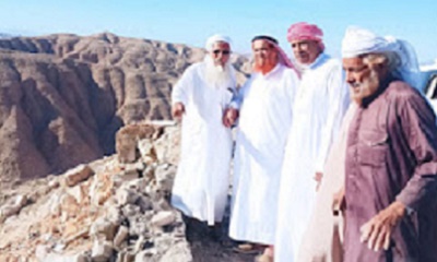 مدير عام السوم والشيخ المنهالي يطلعون على عقبة عشعش لفتح مسار ثاني