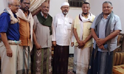 إدارة التربية والتعليم بتريم في زيارة للشخصية التربوية والرياضية الاستاذ حسين محمد العيدروس