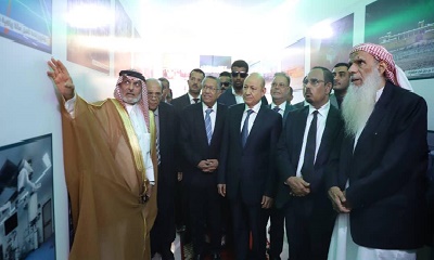 رئيس مجلس القيادة الرئاسي يدشن ويضع حجر الأساس لـ 20 مشروع وبرنامج حيوي بقيمة 1.2 مليار ريال سعودي بتمويل من البرنامج السعودي لتنمية واعمار اليمن