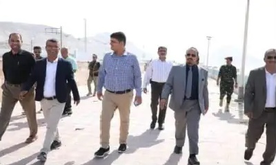 محافظ حضرموت يوجه بإعادة تأهيل المنصة وتجهيزها تحضيراً لمهرجان البلدة السياحي 2023م