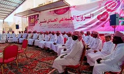مديرية ساه تزف 80 عريساً وعروسة في مهرجان الزواج الجماعي الحادي عشر