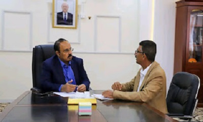 محافظ حضرموت يطلع على خطة نشاط مكتب وزارة الشؤون الاجتماعية والعمل بالساحل للنصف الثاني للعام 2023م