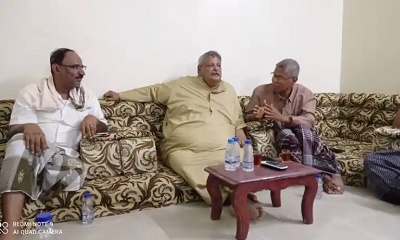 للتهيئة لتكريمه ..لجنة بطولة حضرموت الثقافية تزور الشخصية الرياضية والاجتماعية عوض حاتم