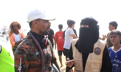 المركز الإعلامي بقيادة المنطقة العسكرية الثانية وإذاعة المكلا في تغطية خاصة بموسم البلدة السياحي