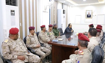 لقاءٌ بالمكلا لمناقشة الملف الأمني بحضرموت برئاسة محافظ حضرموت ووزير الدفاع