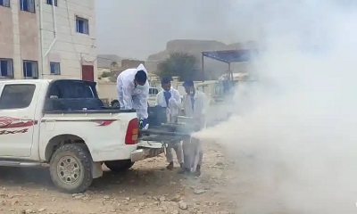 إختتام حملة الرش الضبابي لمكافحة البعوض بوادي يبعث