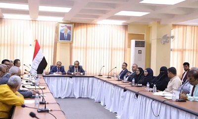 وزير الإعلام والثقافة والسياحة ومحافظ حضرموت يترأسان لقاءً بمكاتب الوزارة وفروع هيئاتها ومؤسساتها