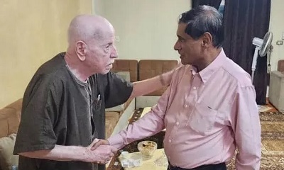 عضو مجلس القيادة الرئاسي البحسني يلتقي شيخ مشايخ قبيلة نهد