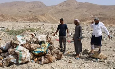 المدير العام للأشغال بساحل حضرموت يوجهه بإتلاف الفاصوليا التالفة 