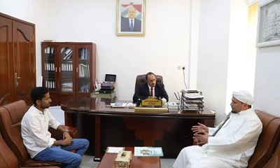 محافظ حضرموت يطلع على التحضيرات لعقد المؤتمر الدولي الأول (الفكر الإسلامي بين العلم والانحراف) في رحاب جامعة الإمام الشافعي بالمكلا