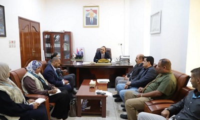 محافظ حضرموت يناقش تدخلات منظمة اليونسيف في حضرموت