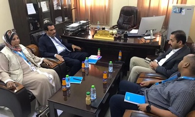 السفير بلفقية يلتقي وفد منظمة اليونيسيف الذي يزور حضرموت حاليا