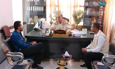 مدير عام سيئون يطلع على صعوبات صرف المساعدات النقدية لبرنامج الغذاء العالمي بمديرية سيئون