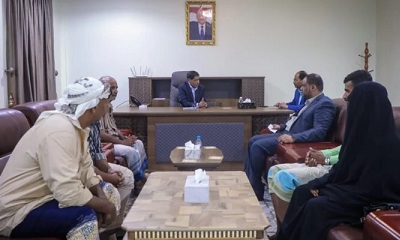 اللواء البحسني يوجه بترقية شهيد البلدة الجندي أحمد بانافع إلى ملازم أول والتحضير لإقامة تأبينيه للفقيد