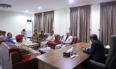 عضو مجلس القيادة الرئاسي البحسني يطلع على جاهزية المنطقة العسكرية الثانية وخططها التطويرية