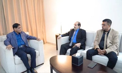 النائب البحسني يلتقي عضو هيئة رئاسة الانتقالي القاضي الغريب