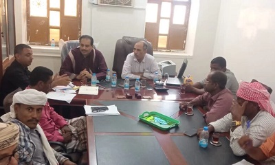 بحضور مدير عام المديرية : مدير عام مؤسسة المياه يلتقي بموظفي منطقة ساه