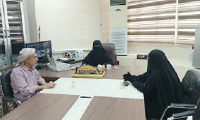 مدير عام مديرية القطن يلتقي رئيس جمعية رعاية وتأهيل المكفوفين بالوادي والصحراء