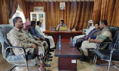 النائب البحسني يجتمع بوفد الأمانة العامة لاتحاد أدباء وكتاب الجنوب بالمكلا