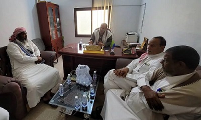 مدير عام مديرية السوم يلتقي قيادات من المجلس الانتقالي بالمديرية