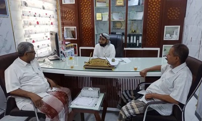مدير عام مكتب وزارة الأوقاف والإرشاد يلتقي نائب مدير عام مؤسسة المياه