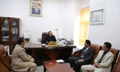 محافظ حضرموت يبحث مع المدير العام التنفيذي لشركة الغاز سبل تعزيز استقرار مادة الغاز وتوفير اسطوانات وصمّامات جديدة