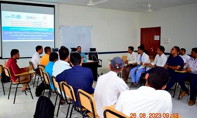 بدء الدورة التدريبية حول العناية الحرجة اثناء الخدمة للأطباء والتمريض بهيئة مستشفى سيئون