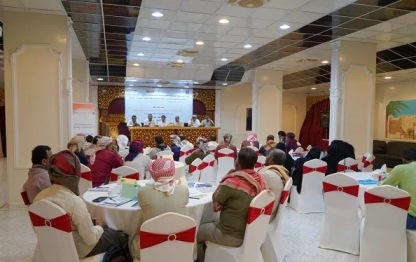 تدشين ورشة عمل حول تشكيل روابط مستخدمي المياه بمديريتي القطن وشبام بوادي حضرموت 