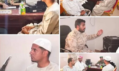 إستكمالا لإنجاح خطة دائرة الإرشاد..مكتب الأوقاف والإرشاد بمديرية غيل باوزير يلتقي قائد معسكر كوارتز