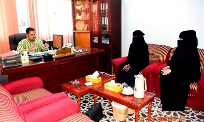 مناقشة اوجه التعاون والشراكة بين غرفة تجارة وصناعة حضرموت الوادي والصحراء ومنتدى صبايا لرائدات الاعمال