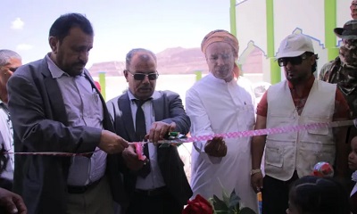 الوكيل العامري يفتتح عدد من المشاريع في قطاع التربية والتعليم بمديرية السوم 