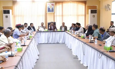 الأمين العام للمجلس المحلي بحضرموت يترأس اجتماعًا استثنائيًا للمكتب التنفيذي بالمحافظة بحضور لجنة وزارة الادارة المحلية