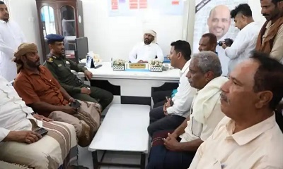 وكيل أول حضرموت يطلع على الأوضاع الصحية في الريدة وقصيعر