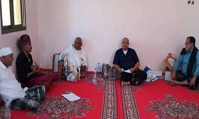 مدير عام محو الأمية وتعليم الكبار بالوادي والصحراء يلتقي مدير عام مديرية عمد ومدير مكتب محو الامية بالمديرية