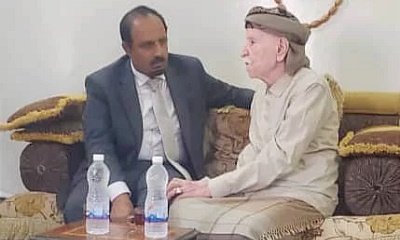 محافظ حضرموت يطمئن على صحة الحكم صالح بن علي بن ثابت النهدي