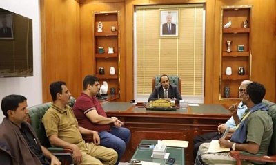 محافظ حضرموت يطلع على أوضاع واحتياجات مديرية حجر