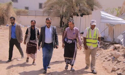 الوكيل العامري يتفقد عدد من المشاريع بمدينة سيئون