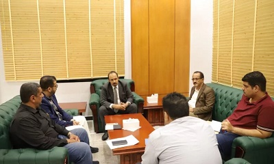 لقاءٌ برئاسة محافظ حضرموت يناقش آلية تنفيذ منحة البرنامج السعودي في قطاع المياه