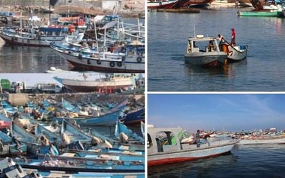 قائد خفر سواحل حضرموت يتابع عملية تدوير العباري من سواحل المديريات الشرقية إلى مينائي الشحر والمكلا