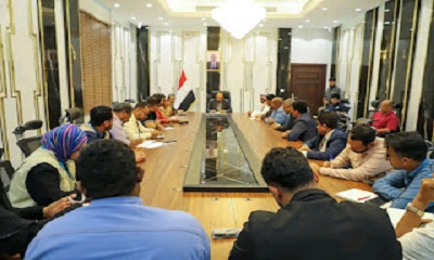 المحافظ بن ماضي يبحث جهود التنسيق مع ممثلي المنظمات الاقليمية والدولية ومؤسسات المجتمع المدني تحسبًا لإعصار تيج