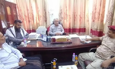 اجتماع طارئ بمكتب مدير عام دوعن لتشكيل لجنة طوارئ استعدادٍ لمواجهة تأثيرات الإعصار المداري