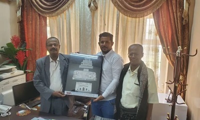 المحامي باحشوان يطلع على نشاط مؤسسه حضرموت لخدمة التراث